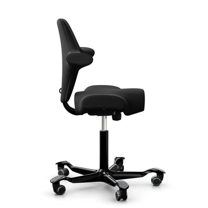 HÅG Capisco 8106 - SC60999 Black / Black / 200 mm / Wheels for hard floor